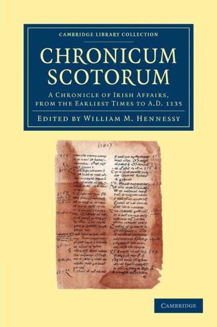Book cover of: Chronicum Scotorum. By: William M. Hennessy