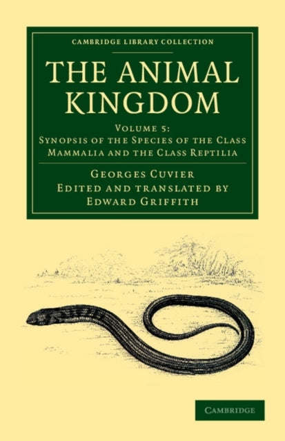 Book cover of: Animal Kingdom. By: Baron Georges Cuvier