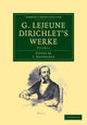 Book cover of: G. Lejeune Dirichlet's Werke. By: Peter Gustav Lejeune-Dirichlet