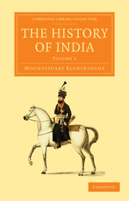 Book cover of: History of India. By: Mountstuart Elphinstone