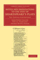 Book cover of: Notes and Emendations to the Text of Shakespeare's Plays. By: John Payne Collier