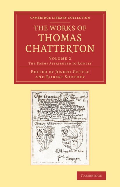 Book cover of: Works of Thomas Chatterton. By: Thomas Chatterton