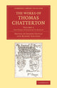 Book cover of: Works of Thomas Chatterton. By: Thomas Chatterton
