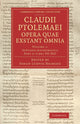 Book cover of: Claudii Ptolemaei opera quae exstant omnia. By: Ptolemy