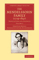 Book cover of: Mendelssohn Family (1729–1847): Volume 2. By: Sebastian Hensel