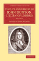 Book cover of: Life and Errors of John Dunton, Citizen of London. By: John Dunton