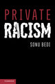 Book cover of: Private Racism. By: Sonu Bedi