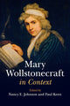 Book cover of: Mary Wollstonecraft in Context. By: Nancy E. Johnson
