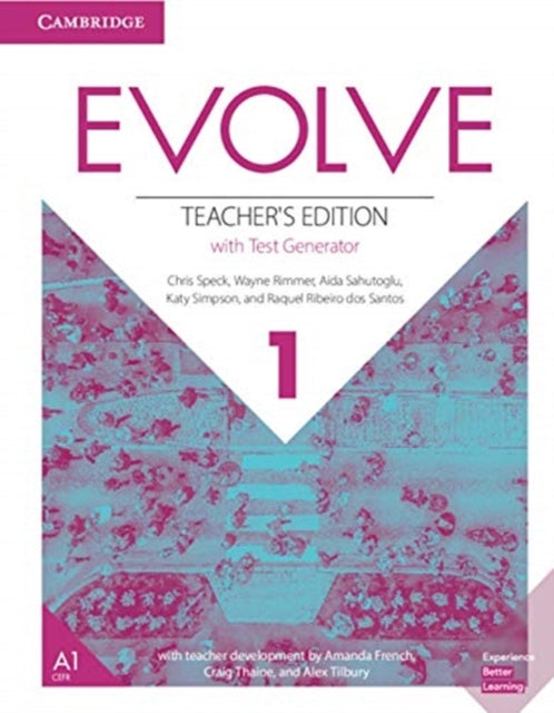 Book cover of: Evolve Level 1 Teacher's Edition with Test Generator. By: Chris Speck