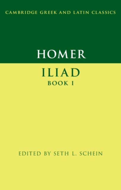Book cover of: Homer: Iliad Book I. By: Seth L. Schein
