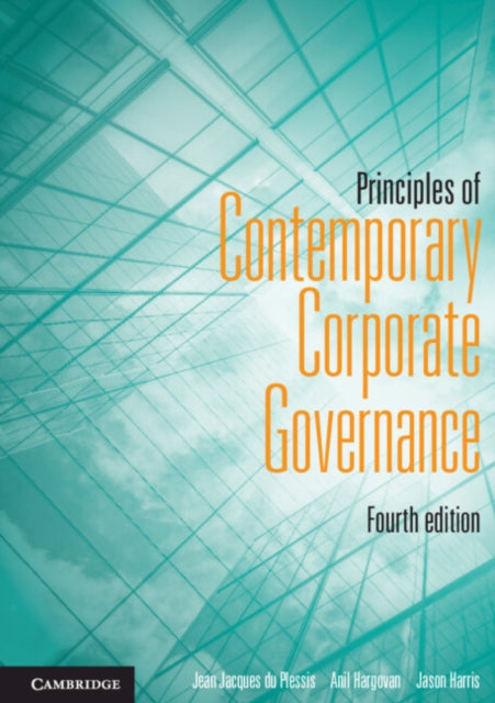 Book cover of: Principles of Contemporary Corporate Governance. By: Jean Jacques du Plessis