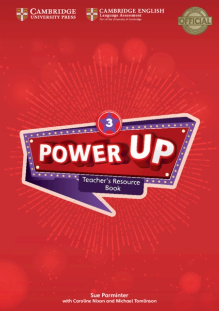 Book cover of: Power Up Level 3 Teacher's Resource Book with Online Audio. By: Sue Parminter