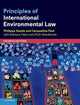 Book cover of: Principles of International Environmental Law. By: Philippe Sands