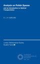 Book cover of: Analysis on Polish Spaces and an Introduction to Optimal Transportation. By: D. J. H. Garling