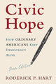 Book cover of: Civic Hope. By: Roderick P. Hart