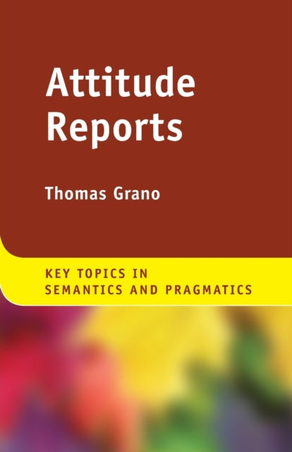 Book cover of: Attitude Reports. By: Thomas Grano