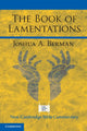 Book cover of: Book of Lamentations. By: Joshua A. Berman