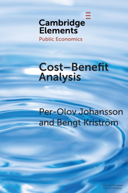 Book cover of: Cost–Benefit Analysis. By: Per-Olov Johansson