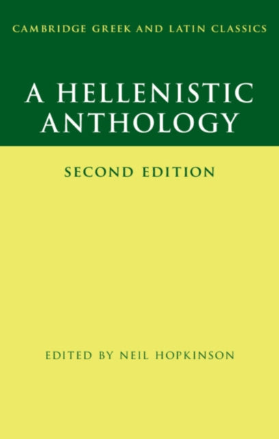 Book cover of: Hellenistic Anthology. By: Neil Hopkinson