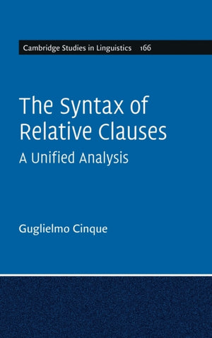 Syntax of Relative Clauses
