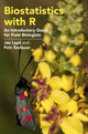 Book cover of: Biostatistics with R. By: Jan Leps