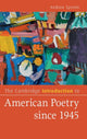 Book cover of: Cambridge Introduction to American Poetry since 1945. By: Andrew Epstein