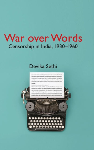 Book cover of: War over Words. By: Devika Sethi