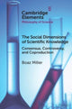 Book cover of: Social Dimensions of Scientific Knowledge. By: Boaz Miller