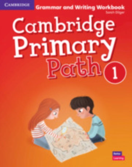 Book cover of: Cambridge Primary Path Level 1 Grammar and Writing Workbook. By: Sarah Dilger