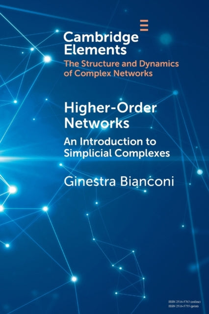 Book cover of: Higher-Order Networks. By: Ginestra Bianconi