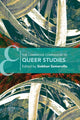 Book cover of: Cambridge Companion to Queer Studies. By: Siobhan B. Somerville