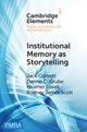 Book cover of: Institutional Memory as Storytelling. By: Jack Corbett