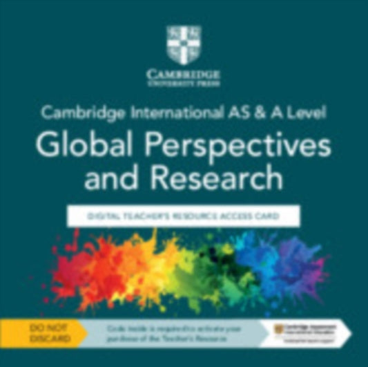 Book cover of: Cambridge International AS & A Level Global Perspectives & Research Digital Teacher's Resource Access Card. By: David Towsey