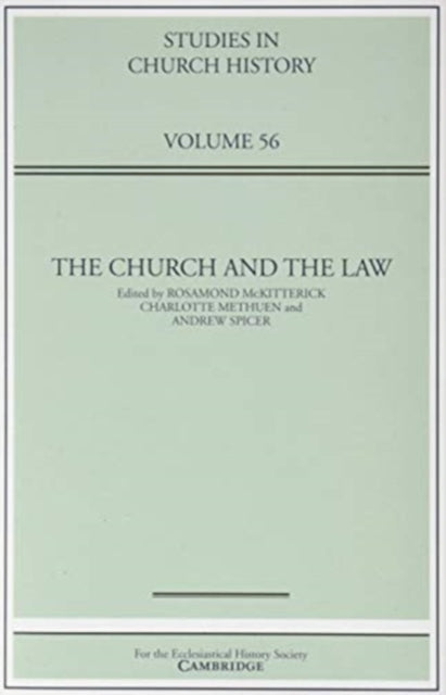 Book cover of: Church and the Law: Volume 56. By: Rosamond McKitterick