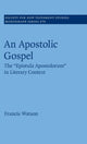 Book cover of: Apostolic Gospel. By: Francis Watson