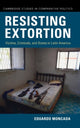 Book cover of: Resisting Extortion. By: Eduardo Moncada