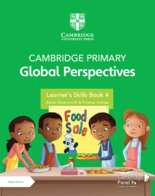 Book cover of: Cambridge Primary Global Perspectives Learner's Skills Book 4 with Digital Access (1 Year). By: Adrian Ravenscroft