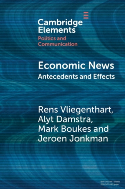 Book cover of: Economic News. By: Rens Vliegenthart