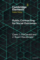 Book cover of: Public Contracting for Social Outcomes. By: Claire J. FitzGerald