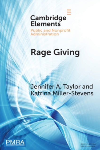 Book cover of: Rage Giving. By: Jennifer A. Taylor