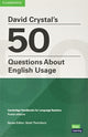 Book cover of: David Crystal's 50 Questions About English Usage Pocket Editions. By: CrystalDavid