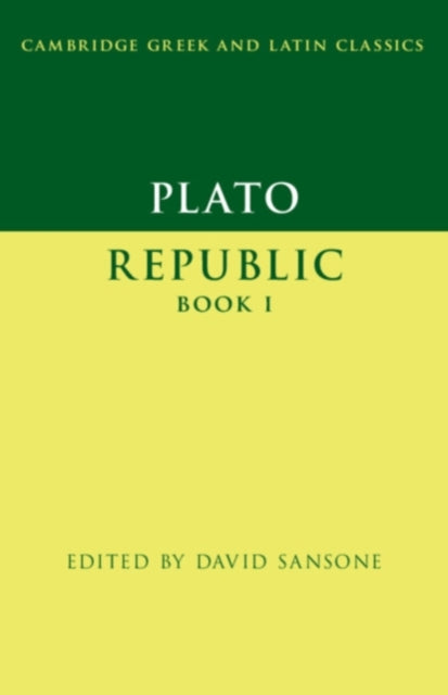 Book cover of: Plato: Republic Book I. By: David Sansone