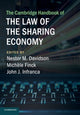 Book cover of: Cambridge Handbook of the Law of the Sharing Economy. By: Nestor M. Davidson