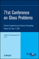 Book cover of: 71st Conference on Glass Problems. By: Conference on Glass Problems (71st 2010 Columbus, Ohio)
