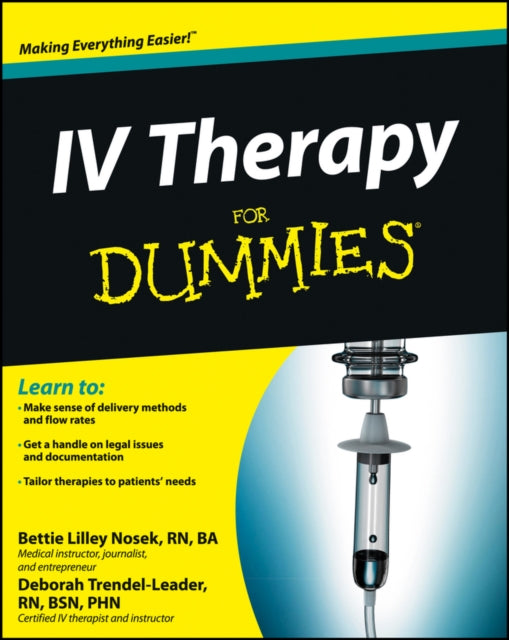 Book cover of: IV Therapy For Dummies