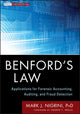 Book cover of: Benford's Law. By: Mark J. Nigrini