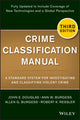 Book cover of: Crime Classification Manual. By: John E. Douglas