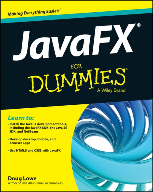 Book cover of: JavaFX For Dummies