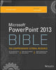 Book cover of: PowerPoint 2013 Bible