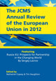 Book cover of: JCMS Annual Review of the European Union in 2012. By: Nathaniel Copsey